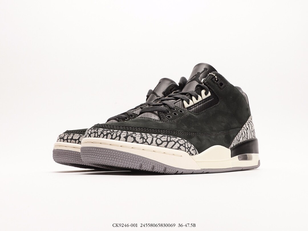 Air Jordan Off Noir Black-Coconut Milk-Cement Grey For Sale